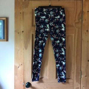 NWOT Floral LuLaRoe leggings